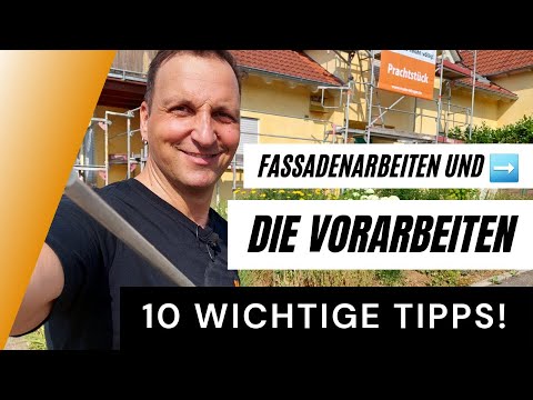 Die ZEHN wichtigsten Tipps | Fassadenarbeiten und Vorarbeiten ➡️ Analyse