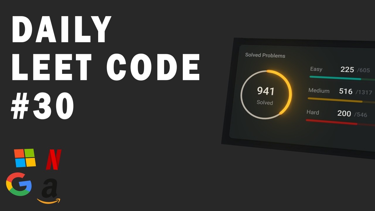 Doing LeetCode Everyday!! (Day 30) - Product of Array Except Self - YouTube