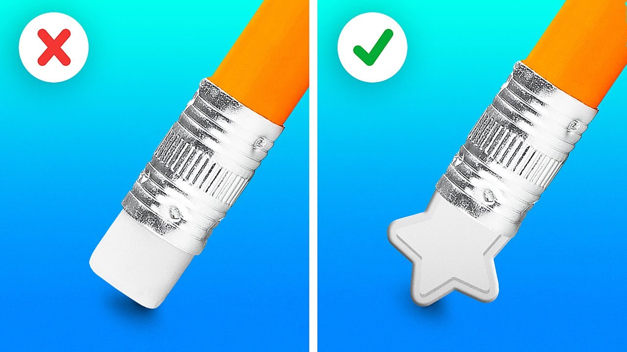 Genius School Hacks And Useful Crafts You'll Love - YouTube
