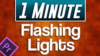 Premiere Pro : How to Flashing Lights Effect screenshot 1