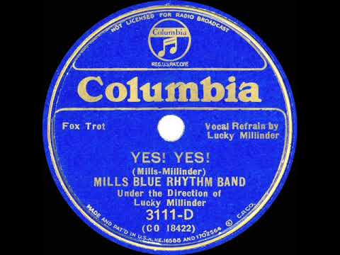 1935 Mills Blue Rhythm Band Yes Yes Lucky Millinder Band Vocal 