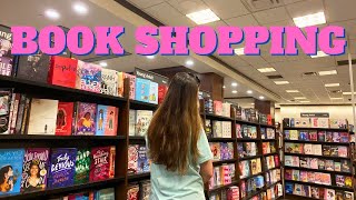 book shop with me! (thrifting, barnes & noble + book haul📚🛍)