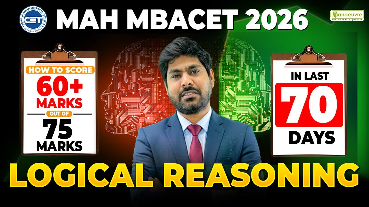 MAH MBA CET 2026 – Logical Reasoning | How to Score 60+ Marks 💯 | Last ...