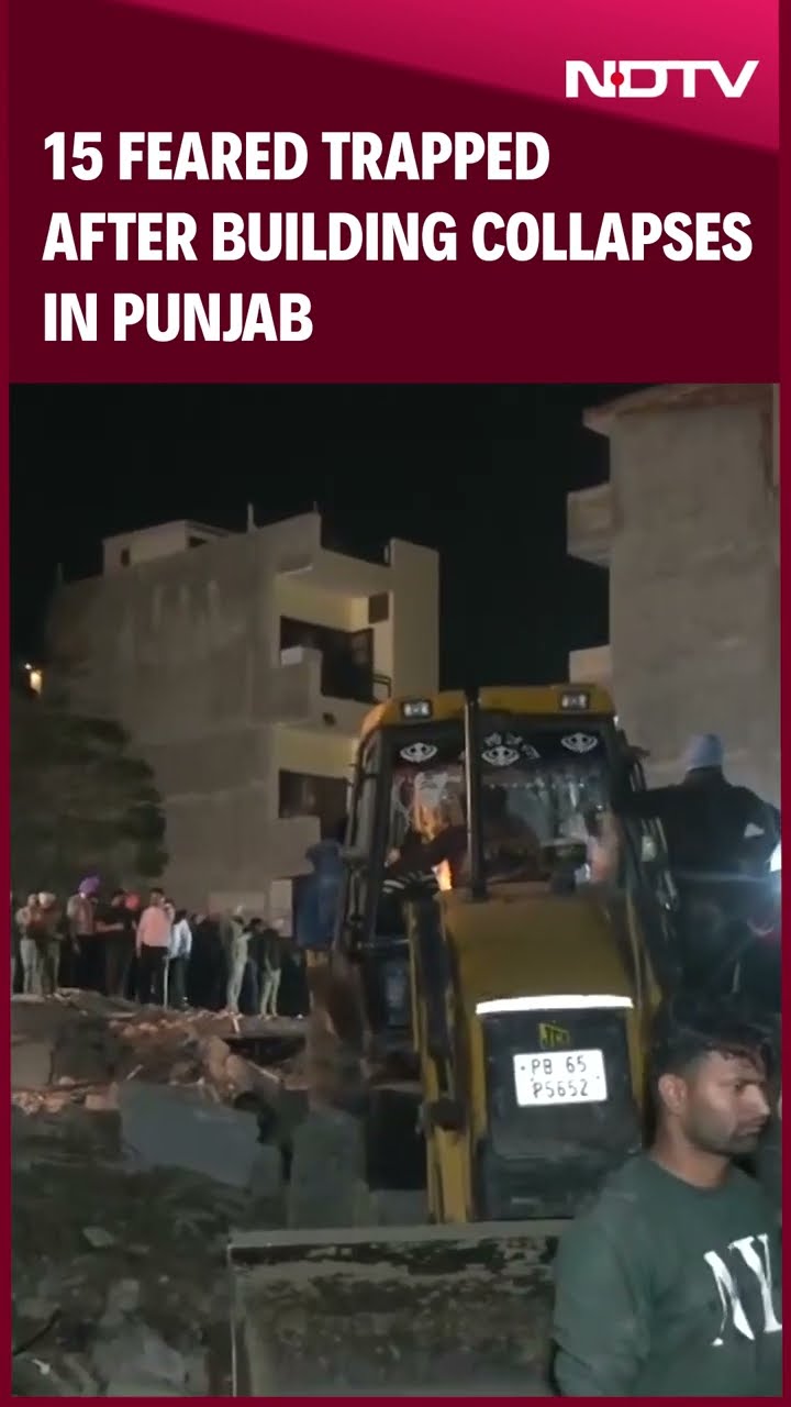 Mohali News Today | 15 Feared Trapped After Building Collapses In Punjab, Army Joins Rescue Op
