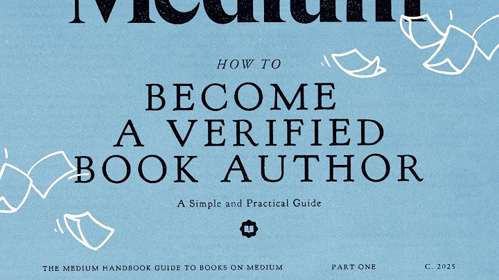 How to become a verified book author on Medium