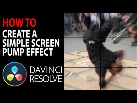 Simple Screen Pump Effect | DaVinci Resolve 15 & 16 Tutorial