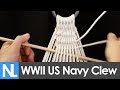 📐Authentic WWII US Navy Hammock clew tying tutorial // Simple DIY