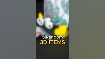 5 Random 3D ITEMS 🍌