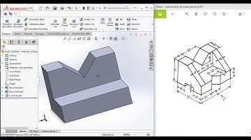 3D Machine Block | SolidWorks Tutorial for beginners Exercise 6