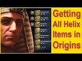 Assassins Creed Origins - How to get all Helix Items in 2022 - Infinite XP Glitch + Money Glitch!