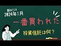 2024年1月に一番買われた投資信託はやっぱりアレ?