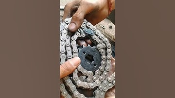Bajaj Pulsar Chain Sprocket Change #chain #chainset #automobile