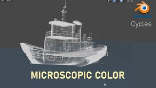 Blender Tutorial: MICROSCOPIC COLOR SHADER BLENDER CYCLES screenshot 5