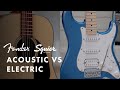 Acoustic vs Electric Guitars | Which Guitar Is Right For Beginners? | Fender