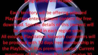 PSN UPDATE: 13th MAY 2011