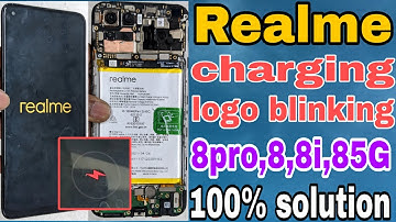Realme 8 Pro, 8, 8i only charging logo blinking problem solution  | 8, 8i, 8 Pro not turning on fix