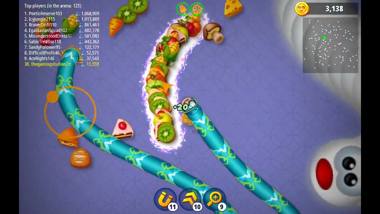 Worms zone gameplay #12