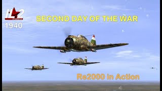 Second Day The War Re2000 in Action IL2 1946