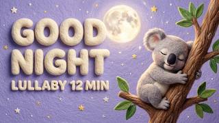 Bedtime Lullaby for Babies to Go to Sleep 🌙 Felt Moon & Sleepy Animals | Soft Baby Sleep Music screenshot 4