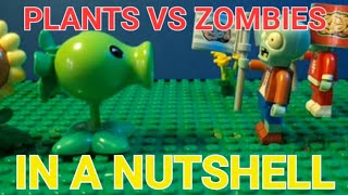 LEGO plants vs zombies stopmotion // pvz 1 in a nutshell
