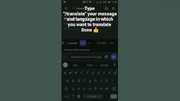 How to use Translator bot Slash Command for /translatein Discord Mobile #roduz #discord #translate