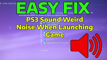 How To Fix PS3 Buzzing Distorted Sound When Launching Game But Not on Menu