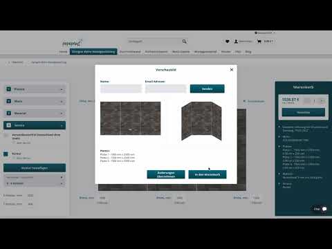 Shopware Produkt Konfigurator Plugin: Wandgestaltung Designer - WebiProg GmbH