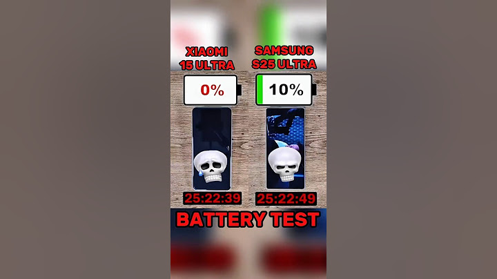 SAMSUNG S25 ULTRA VS XIAOMI 15 ULTRA BATTERY 🔋 TEST?