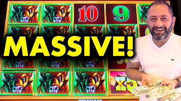 😱 MY BIGGEST JACKPOT EVER ON COIN TRIO BUFFALO MASSIVE WIN!!!
