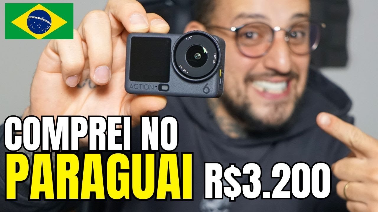 UNBOXING DJI OSMO ACTION 6 – Nova câmera do canal