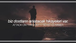 Attack On An Ost So Ist Es Immer Türkçe Çeviri Lyrics