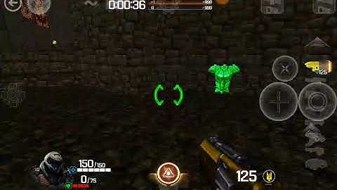 Fighting some bots on Quake Champions: Doom Edition