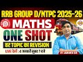 RRB GROUP D / NTPC 2025-26 MATHS CLASS | MATHS MARATHON FOR RRB GROUP D / NTPC | MATHS - JAMSHED SIR