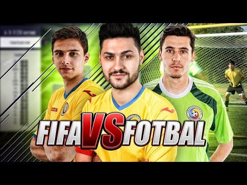 FIFA vs FOTBAL cu DORIN ROTARIU & SILVIU LUNG (ECHIPA NATIONALA a ROMANIEI) !!! HQ - 720P