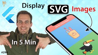 Flutter Tutorial - How To Add SVG Image File | Flutter SVG screenshot 5