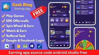Cash King: Android Earning App with Admin Panel source code 2023