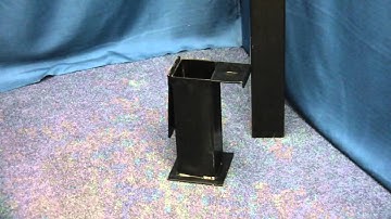 140P Removable Security Parking Post Video
