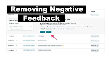 Removing Negative Feedback From Your Amazon Account | Amazon FBA