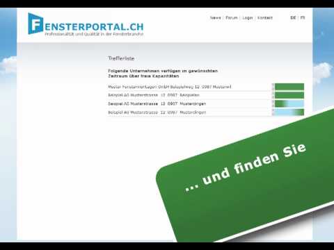 www.fensterportal.ch - Für Montageunternehmen und Profis aus der Fensterbranche