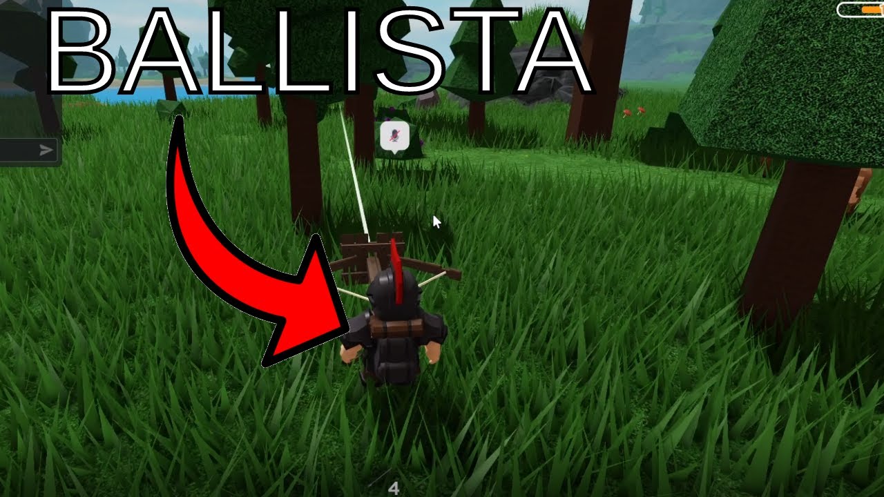 How to use the BALLISTA Roblox The Survival Game YouTube