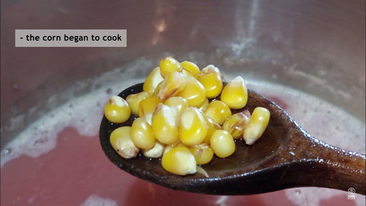 How to cook Chocolate Corn / Maize for fishing I Old School Carp Bait I