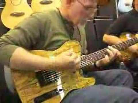 Carruthers Guitars at NAMM 2008/ Power Trio Jam Pa...