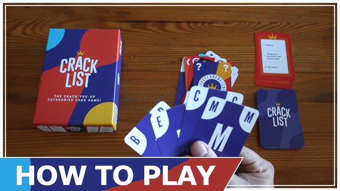 Crack List : le jeu de cartes qui met tout le monde d'accord