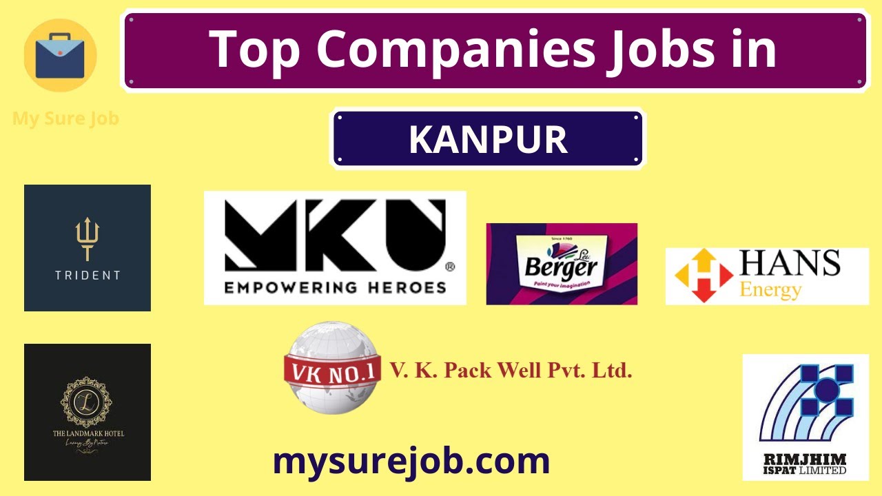 High Packages Jobs in Kanpur Jobs in Kanpur Jobs for Experienced
