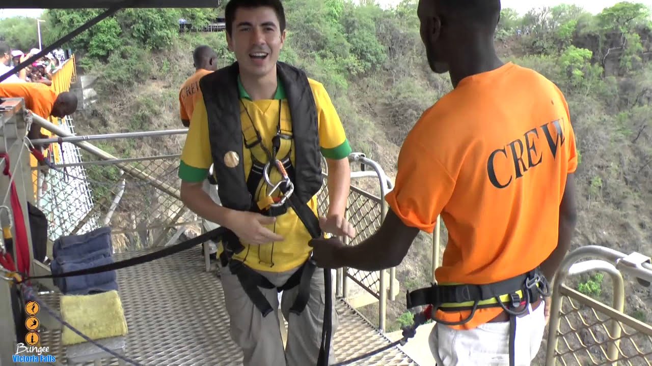 Bungee Jump Victoria Falls Bridge (Zimbabwe/Zambia) YouTube