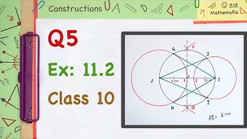 Question 5 - Exercise 11.2 | Class 10 | Chapter 11 |  Constructions | NCERT Maths | CBSE
