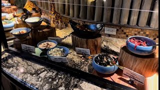 Hungry??? Hors d'oeuvres at Kilimanjaro Club Level at Disney's Animal Kingdom Lodge Jambo House!!!