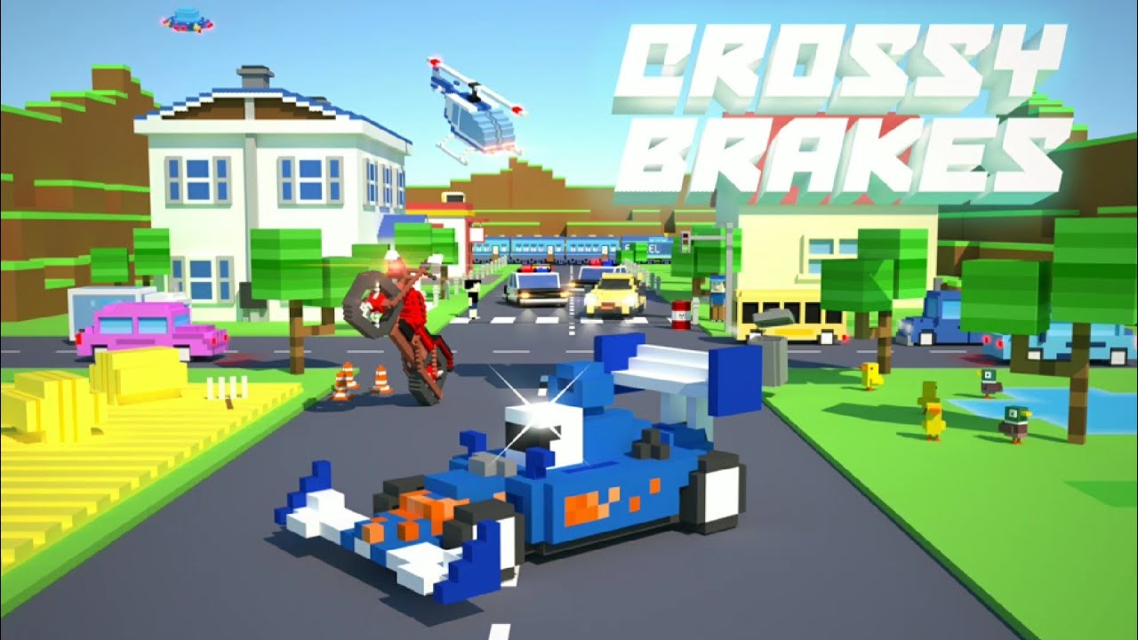 Game Mobil  Balap Kartun  Android Crossy Brakes 