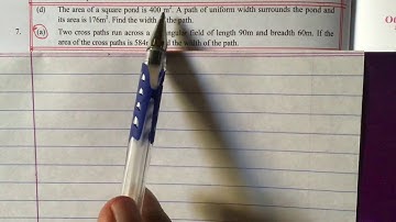 Area of Path ll Class 9 ll Important Question ll IR Simkhada