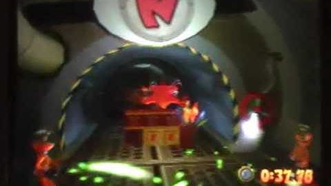 Crash Bandicoot TWOC Time Trial-Level 10 H2 Oh No 0:44.26